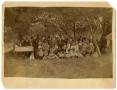 Photograph: [Rows of People Together Under Trees]