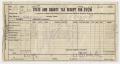 Primary view of [State and County Tax Receipt for K.K. Legett]