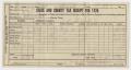 Text: [State and County Tax Receipt for K.B. Legett]