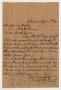 Letter: [Letter from K.K. and K.B. Legett to James Baker - April 18, 1921]