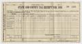 Primary view of [State and County Tax Receipt for Powell & Legett]