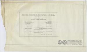 Primary view of object titled 'Ozona Elemetary School, Ozona, Texas: Title Page #2'.