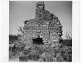 Photograph: [Remains of a Chimney and Fireplace]