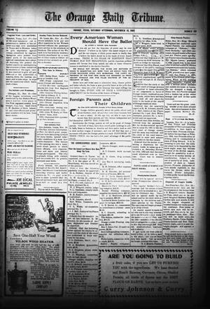 Primary view of object titled 'The Orange Daily Tribune. (Orange, Tex.), Vol. 5, No. 110, Ed. 1 Saturday, November 18, 1905'.