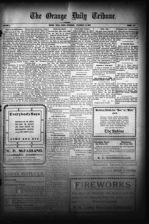 Primary view of object titled 'The Orange Daily Tribune. (Orange, Tex.), Vol. 5, No. 337, Ed. 1 Friday, December 22, 1905'.
