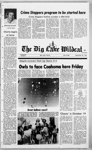 Primary view of The Big Lake Wildcat (Big Lake, Tex.), Vol. 60, No. 40, Ed. 1 Thursday, September 26, 1985