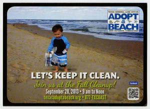 Primary view of object titled 'Let's Keep It Clean'.