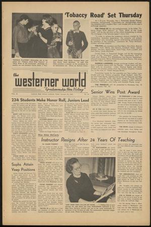 Primary view of object titled 'The Westerner World (Lubbock, Tex.), Vol. 30, No. 20, Ed. 1 Friday, January 31, 1964'.