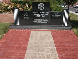 Primary view of object titled 'Angelina County Peace Officers Memorial'.