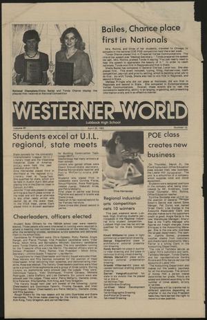 Primary view of object titled 'Westerner World (Lubbock, Tex.), Vol. 49, No. 15, Ed. 1 Friday, April 29, 1983'.