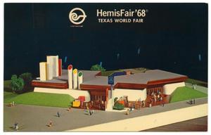 Primary view of object titled 'The Bell System pavilion at HemisFair '68'.