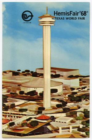 Primary view of object titled 'HemisFair '68 Texas World Fair model'.