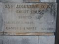 Photograph: San Augustine County Courthouse, the cornerstone