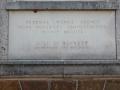Photograph: Cherokee County Courthouse, marker on building