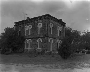 Primary view of object titled '[Old Live Oak County Jail]'.