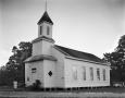 Photograph: [Woods Memorial Methodist Church, (Northwest oblique)]