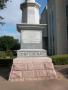 Primary view of Confederate memorial, Fannin County
