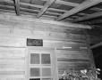 Photograph: [Oliphant House, (Detail, gallery joists, 4/4 overlapping windows)]