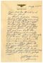 Letter: [Letter by James Sutherlin to his family - 08/14/1943]