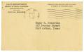Primary view of [Notice of Change of Address Card - James Edgar Sutherlin]