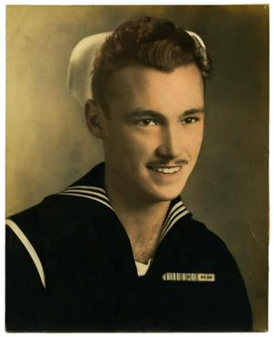 Primary view of object titled '[Portrait of James Edgar Sutherlin, US Navy, World War II]'.