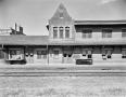 Photograph: [Santa Fe Railroad Station, (East elevation and 2-Story portion)]