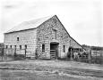 Photograph: [Adam R. Johnson House, (West oblique of barn)]