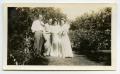 Photograph: [Photograph of a Man, a Soldier, and Two Ladies]