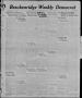 Primary view of Breckenridge Weekly Democrat (Breckenridge, Tex), No. 30, Ed. 1, Friday, February 19, 1926