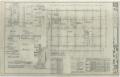 Technical Drawing: Abilene Public Library, Abilene, Texas: Basement Plan and Schedules