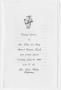 Pamphlet: [Funeral Program for Edna Lee King, July 19, 1949]