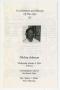 Pamphlet: [Funeral Program for Melvin Johnson, October 9, 1996]