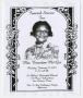 Pamphlet: [Funeral Program for Ernestine McGee, January 22, 2001]