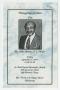 Pamphlet: [Funeral Program for John Thomas Miller, September 5, 1997]