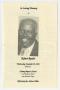 Pamphlet: [Funeral Program for Robert Reeder, December 29, 1993]