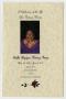 Pamphlet: [Funeral Program for Sallie Rejoyce Kinney Ivory, June 21, 2011]