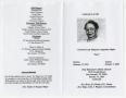 Thumbnail image of item number 3 in: '[Funeral Program for Margaret Augustine Major, October 13, 2005]'.