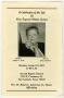 Primary view of [Funeral Program for Vera Fayrene Clinton Spence, August 19, 2013]