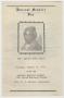 Pamphlet: [Funeral Program for Gussie Byrd Smith, January 13, 1976]