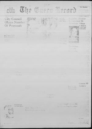 Primary view of The Cuero Record (Cuero, Tex.), Vol. 67, No. 137, Ed. 1 Friday, June 9, 1961