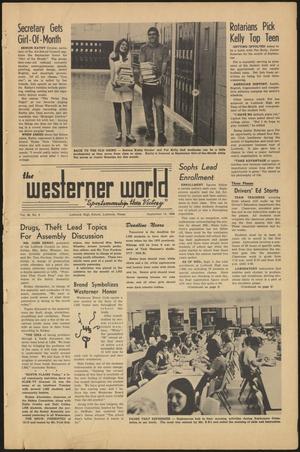 Primary view of object titled 'The Westerner World (Lubbock, Tex.), Vol. 36, No. 2, Ed. 1 Friday, September 12, 1969'.