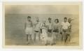 Thumbnail image of item number 1 in: '[Photograph of the Party on the Beach at Bayside, Texas]'.