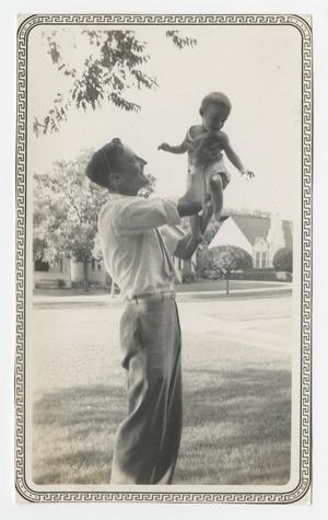 Primary view of [Photograph of George E. Pierce with his Son George E. Pierce, Jr.]
