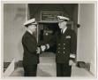 Primary view of [Photograph of Two Navy Officers Shaking Hands]
