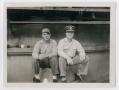 Photograph: [Photograph of Two Officers Aboard the U.S.S. Texas]