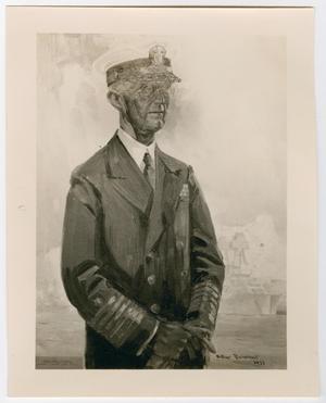 Primary view of object titled '[An Art Print of Admiral Frank Hermon Schofield]'.