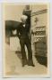 Photograph: [Photograph of a Sailor with a Clarinet]