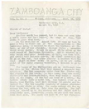 Primary view of object titled '[Zamboanga City Mission Report to Wilson, Oklahoma]'.