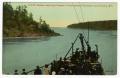 Primary view of [Postcard of Steamer Entering Plumper's Pass, British Columbia]