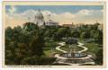 Thumbnail image of item number 1 in: '[Postcard of Minnesota State Capitol and Central Park]'.